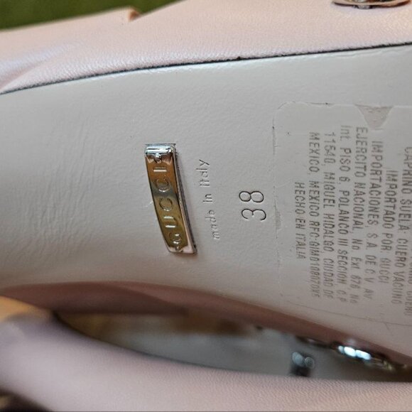 GUCCI Studded leather platform sandals size 38 - Picture 4 of 13